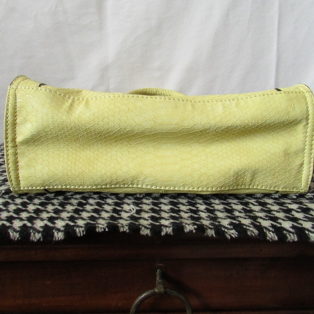 Nicole Miller Chelsea Satchel in "Sunshine Lemon Yellow" - Picture 8 of 11